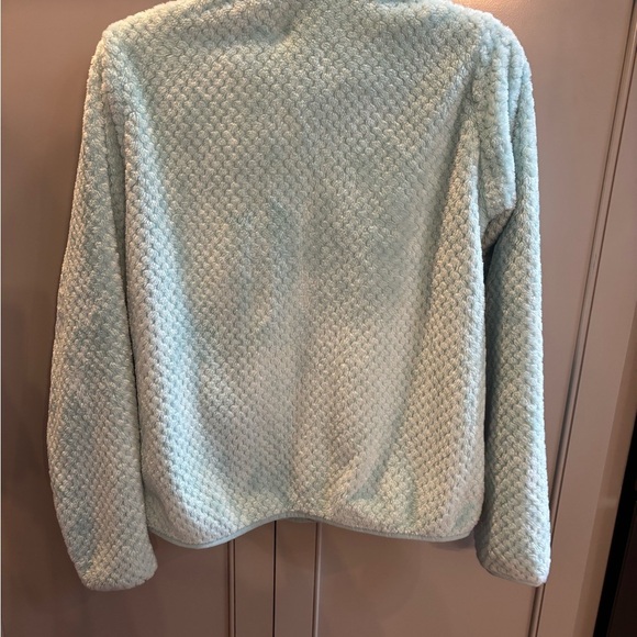 Columbia Women's light blue Fire Side Sherpa 1/4 Zip S - Picture 6 of 6